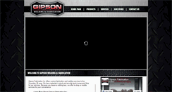 Desktop Screenshot of gipsonfabrication.com